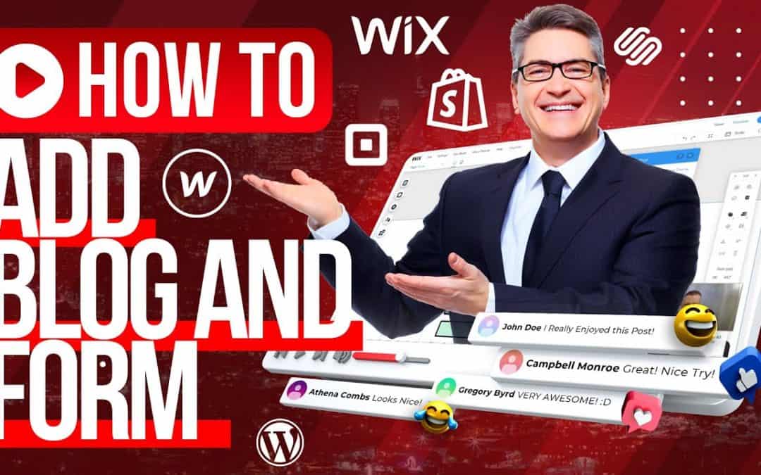 Do It Yourself – Tutorials – HOW TO BUILD A WEBSITE For Beginners? / Add Blog and Subscribe Form  Tutorial At WIX.COM