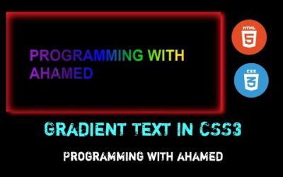 How to Create Gradient on text in CSS |HTML and CSS| |Web Development| |Web Designing|