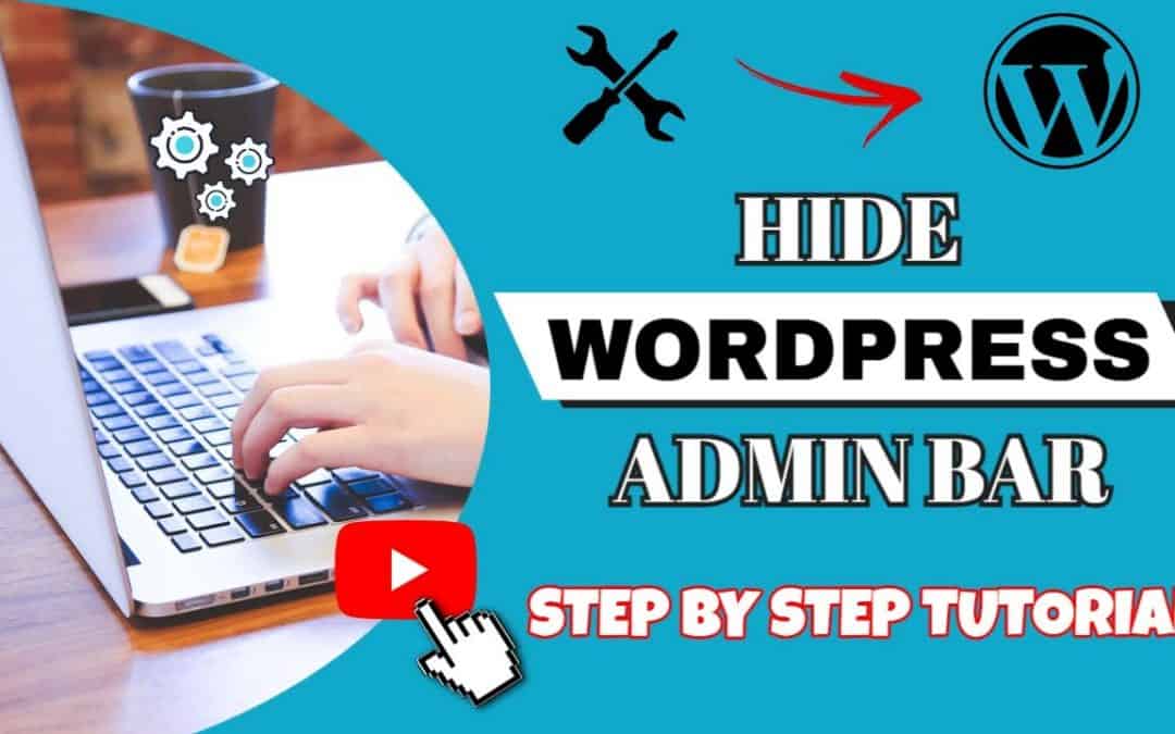 WordPress For Beginners – Disable WordPress Admin Bar – How To Hide WordPress Admin Bar Tutorial Video For Beginners In 2021