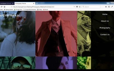 How to create a Photography Website using Html and Css for Photographer Part 2