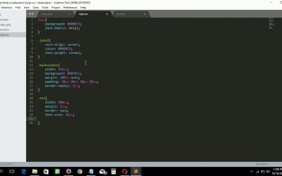 Tutorial membuat kalkulator menggunakan Php dan CSS