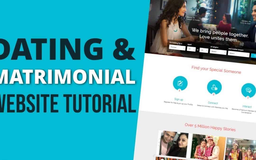 Do It Yourself – Tutorials – How to Make a Matrimonial & Dating Website with WordPress 2019 Tutorial