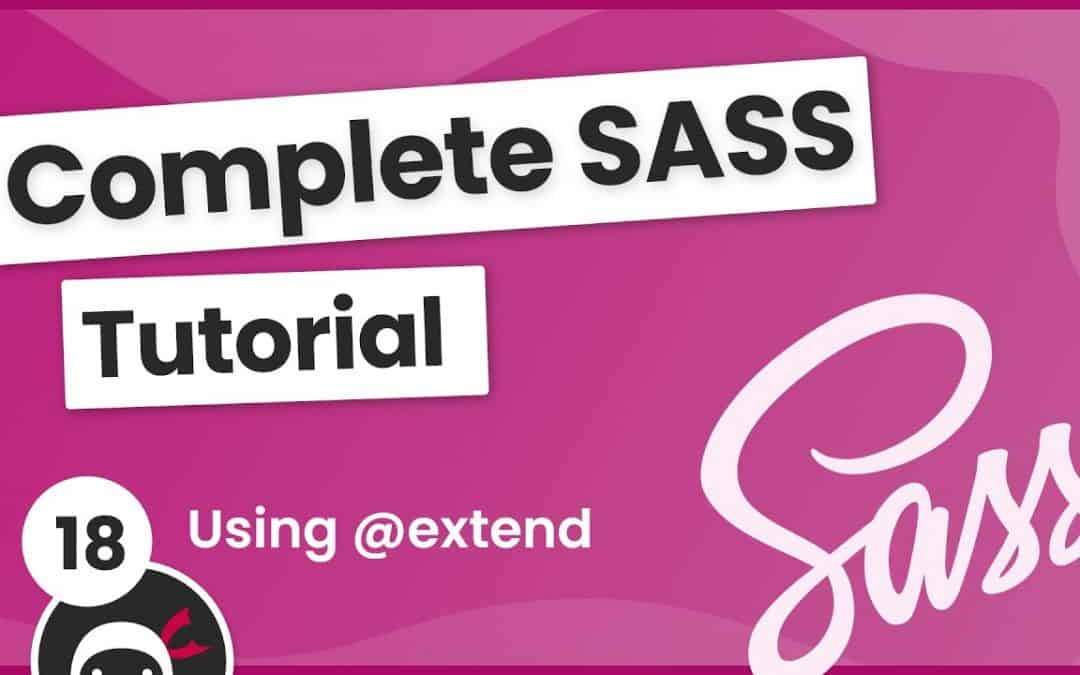 Do It Yourself – Tutorials – SASS Tutorial (build your own CSS library) #18 – Using @extend