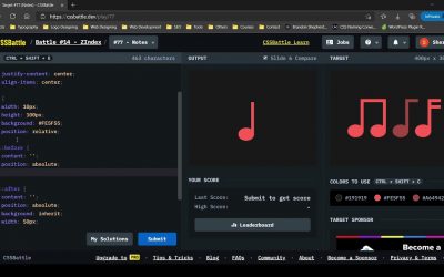 CSS Battle Target #77 | Notes | All cssbattle.dev solutions