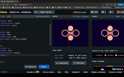 CSS Battle Target #17 | Fidget Spinner | All cssbattle.dev solutions