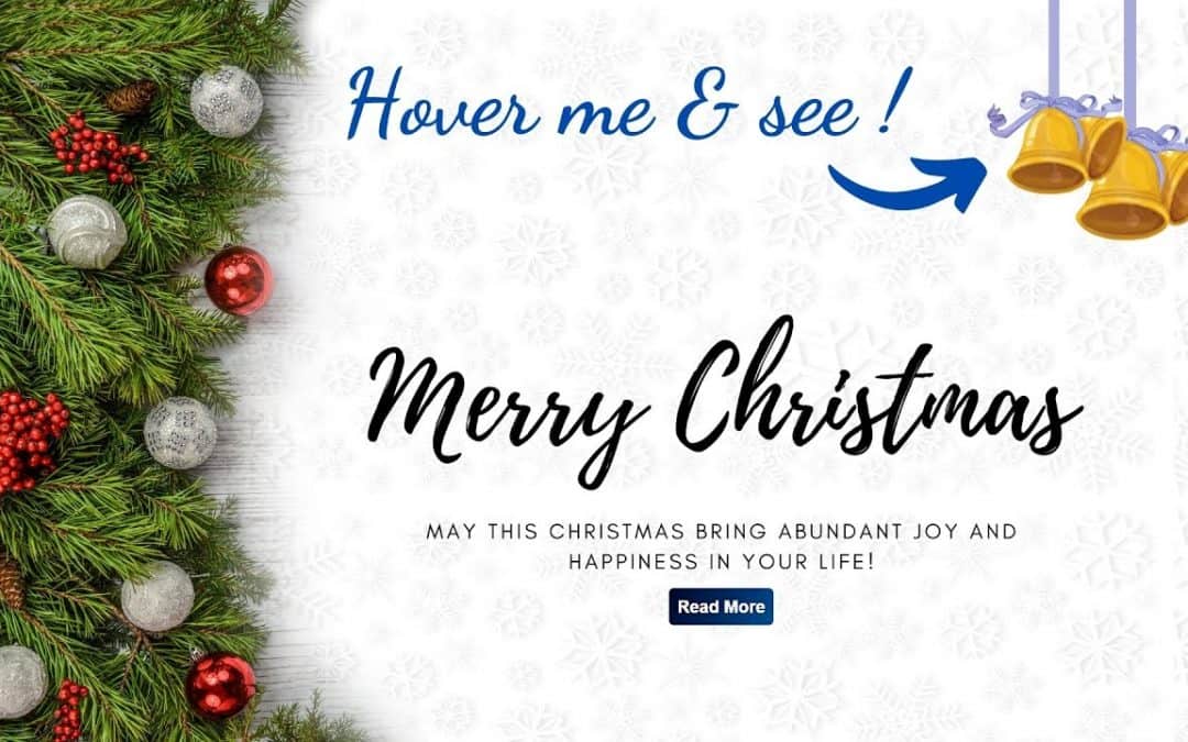 Happy Christmas 2020 | CSS Sound on Hover Effect || Code Beauty