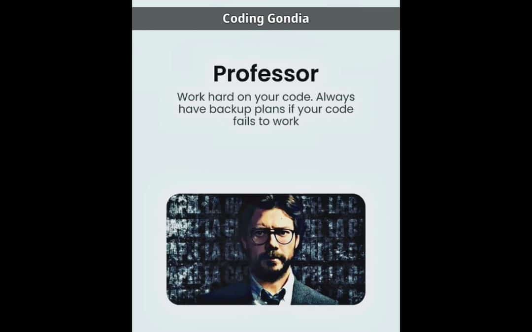 Coding Lessons from Money Heist 🔥😊.. #shorts