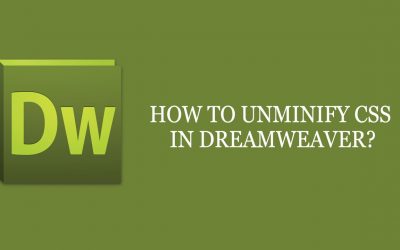 How to unminify css in dreamweaver [English]