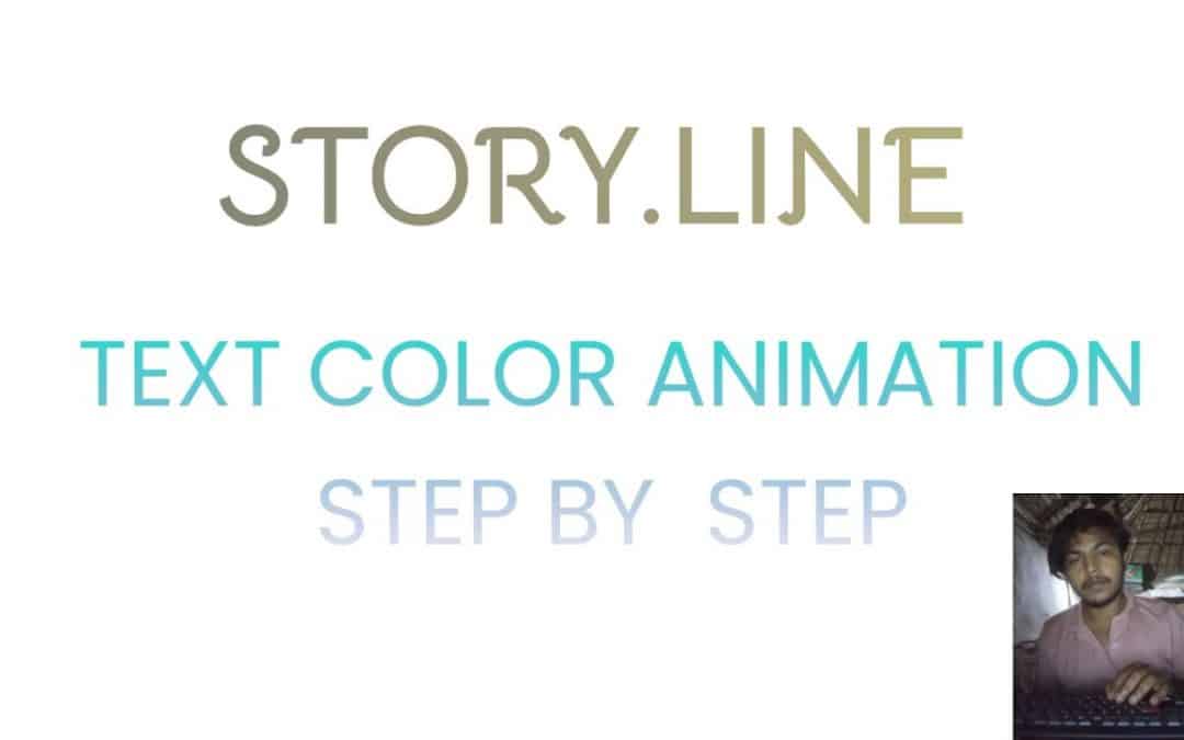 Text color change animation css || pure css || color change like animate.css