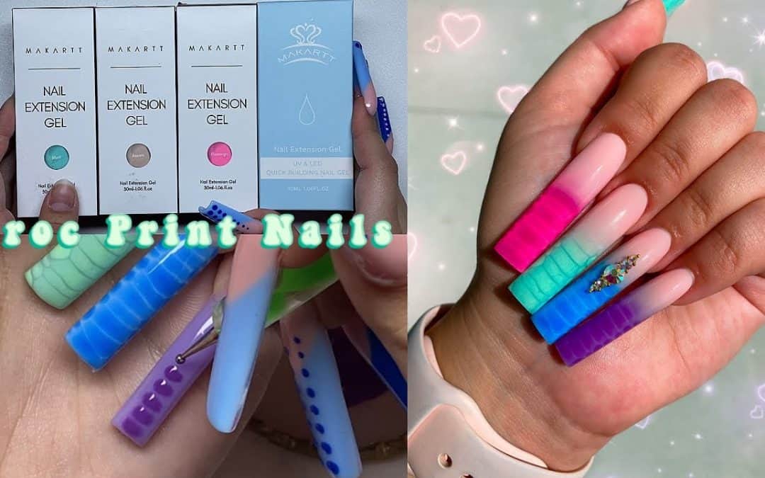 Do It Yourself – Tutorials – CROC PRINT OMBRE NAILS + MAKARTT BUILD YOUR OWN POLYGEL KIT! Nail Tutorial