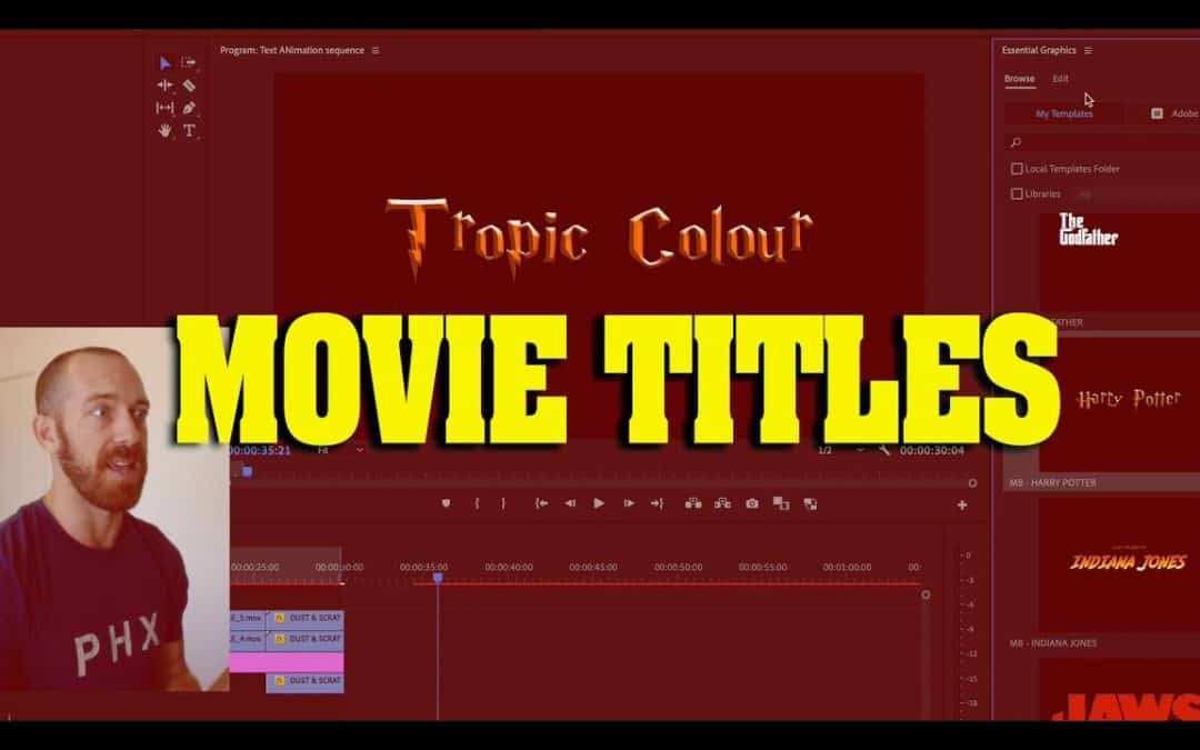 Do It Yourself – Tutorials – Create Classic Movie Titles! Editing Tutorial (adobe premiere)