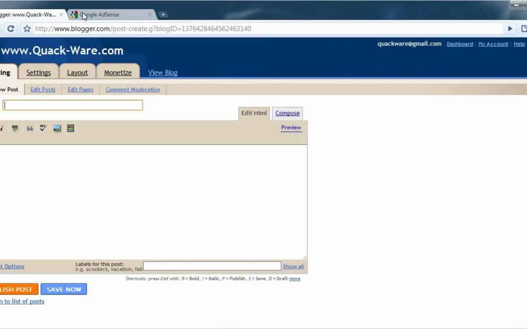 Do It Yourself – Tutorials – Create a Google AdSense Account without a Website