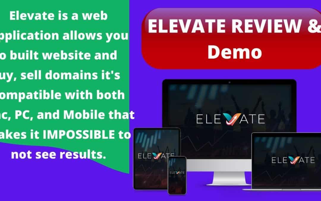 Do It Yourself – Tutorials – ELEVATE REVIEW & DEMO [ How to build a website ] & sell domains to make $50/$100 in 30 minutes