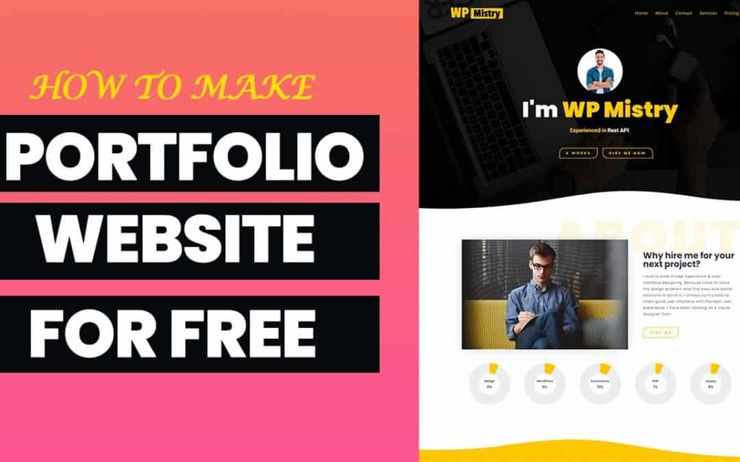 Do It Yourself – Tutorials – How to create portfolio website on WordPress in 2021 ||  Elementor portfolio tutorial ||| WP Mistry