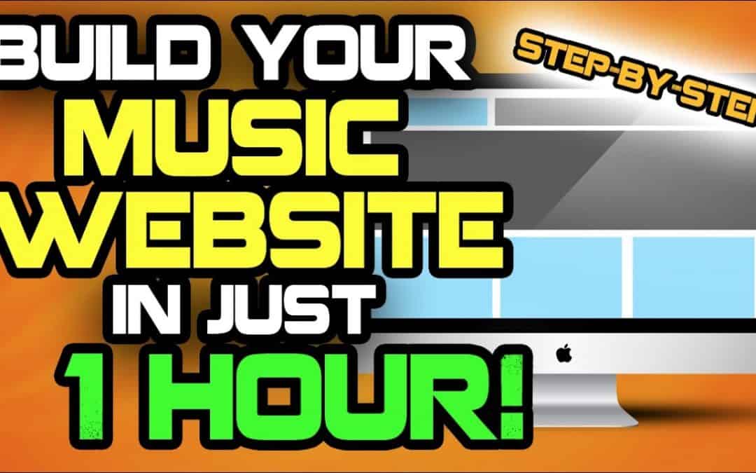 Do It Yourself – Tutorials – Music Producers: Build Your Website In 1 Hour! [TUTORIAL]