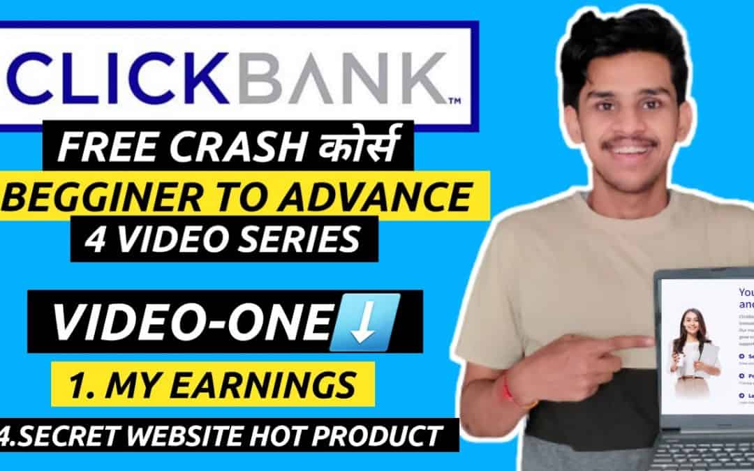 Do It Yourself – Tutorials – VIDEO-1: FREE CLICKBANK COURSE – How To Make Money As A Affiliate [ZERO TO $$$]