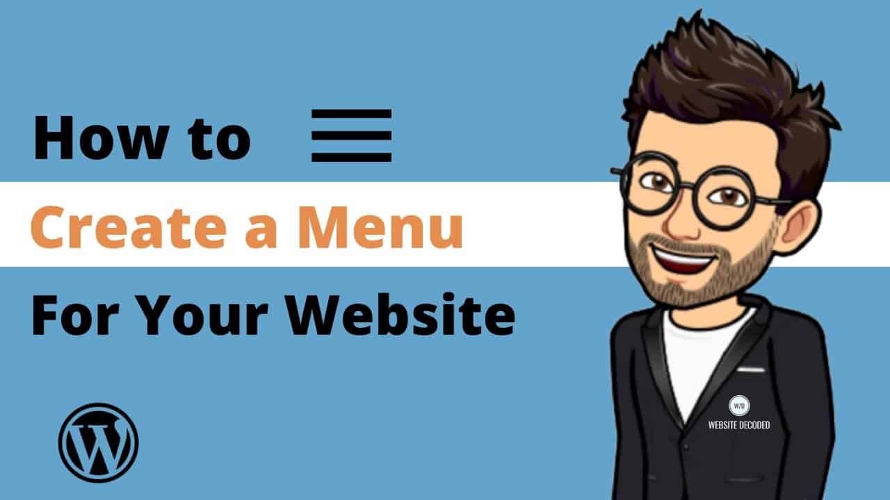 How to create a Menu for your Website | WordPress Tutorial 2021