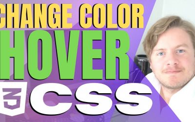 How to change color on hover in css 2021