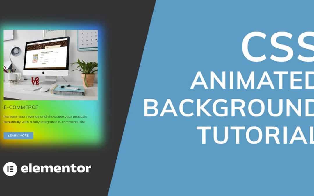 CSS Animated Background (Elementor Tutorial)