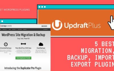 5 Best Migration, Clone, Backup and Import-Export Plugin | Move to another host or domain