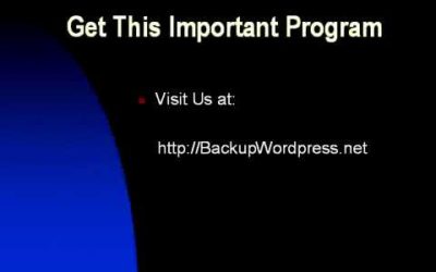 Backwpup Free WordPress Backup Plugin