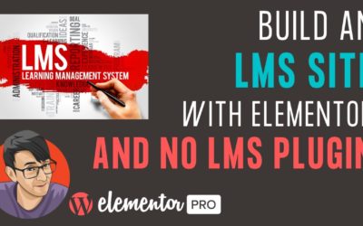 Create an LMS Site with Elementor and without using an LMS Plugin