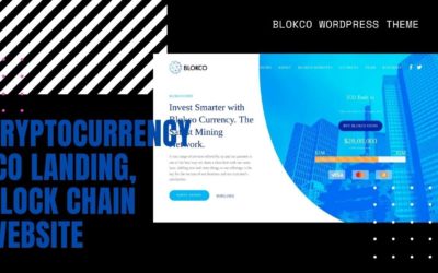 Cryptocurrency ICO Landing Website | Blockchain Consulting ICO Advisor  | Blocko WordPress Theme