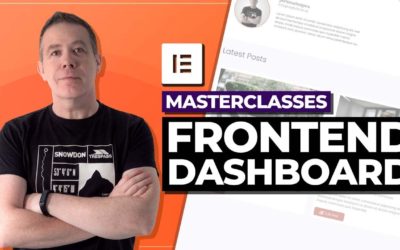 Custom Front End WordPress Dashboard with Elementor Pro & FREE plugins