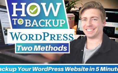 How To Backup Your WordPress Website For FREE in Minutes | Two Simple Methods