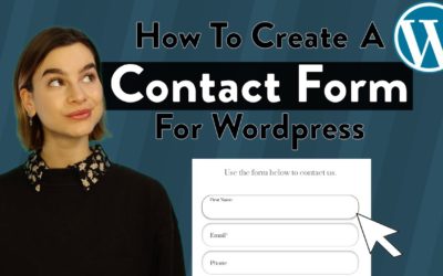 How To Create A Contact Form For WordPress For Free