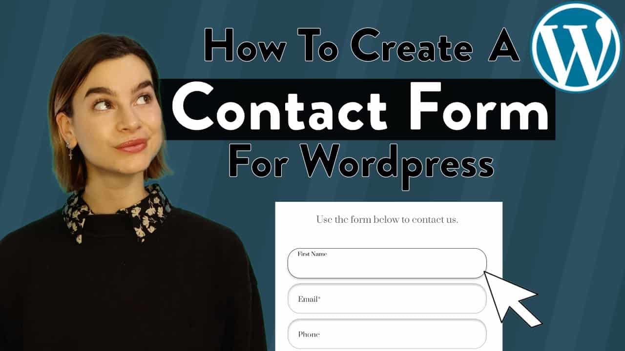 How To Create A Contact Form For Wordpress For Free