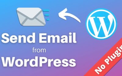 How To Send Email from WordPress with SMTP (without a plugin)