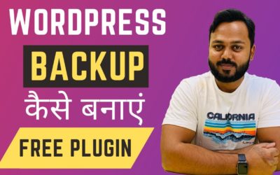 How to Create a Backup of WordPress Site – Free Plugin 2021