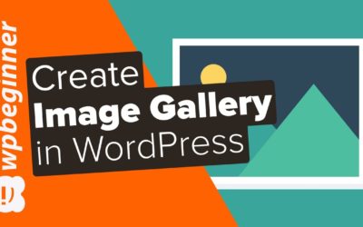 How to Create an Image Gallery in WordPress