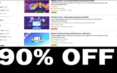 Udemy Black Friday Discount 90% Off Courses: SEO WordPress Coding Marketing