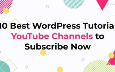 10 Best WordPress Tutorial YouTube Channels | Learn WordPress Easily