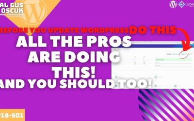 ALL the PROS are doing THIS! Before Updating WordPress and you should too!! WordPress 5.9 Fireproof