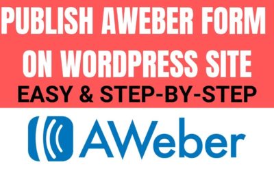 Aweber WordPress – Aweber WordPress Plugin – Aweber WordPress Integration Easy & Step by Step