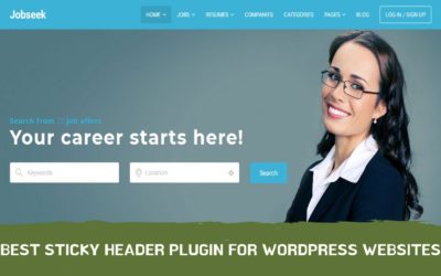 Best Sticky Header Plugin For WordPress Websites 2021 🔥