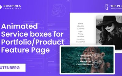 Create Portfolio/Product Features Page using Animated Service Box block using Gutenberg in WordPress