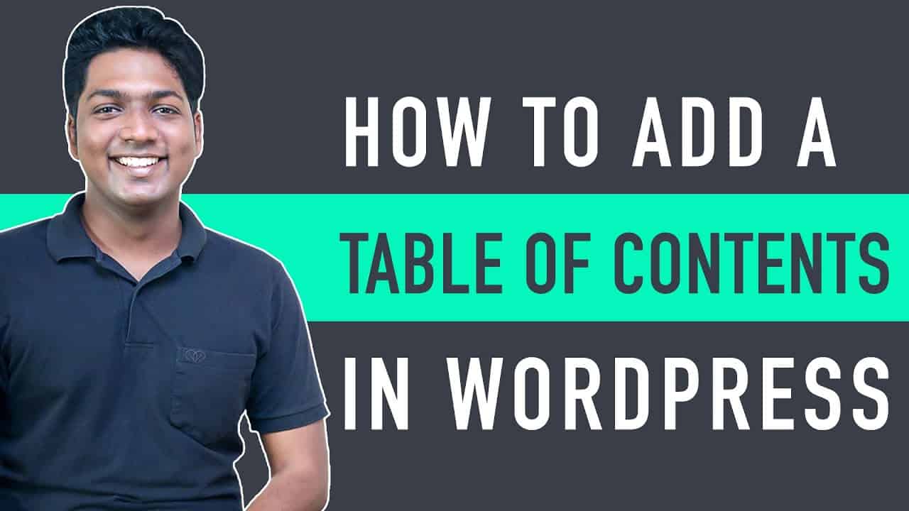 How To Add A Table Of Contents In WordPress Dieno Digital Marketing 