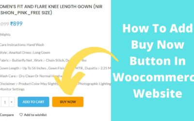 How To Add Buy Now Button In Woocommerce Website With Free Plugin