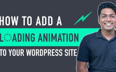 How to Add a Loading Animation to Your WordPress Website | In Just 60 Seconds