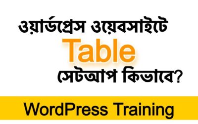 How to Create Tables in WordPress Posts Using TablePress Free Plugin | WordPress Training 2021