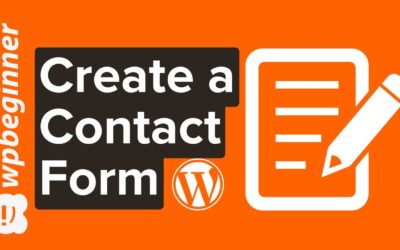 How to Create a Contact Form in WordPress (Step by Step)