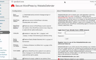 How to Secure your Blog with the Secure WordPress Plugin