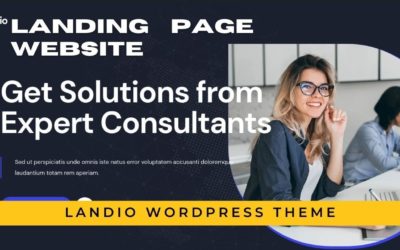 Multi-Purpose Landing Page Website | High Conversion Landing Page | Landio WordPress Theme