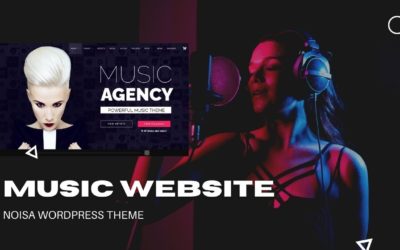 Music Producers, Bands & Events Website | Music Artist Theme | Noisa WordPress Theme