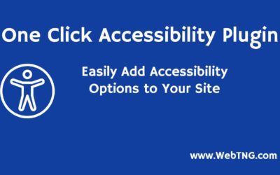 One Click Accessibility Plugin