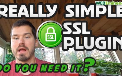 Really Simple SSL Plugin – Do You Need It? Speed Issues Reported. I Install it in this video.